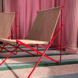 Poul Kjaerholm ‘Holscher’ red chair C.1952