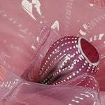 pink murano glass wall light