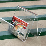 Large Italian lucite magazine holder C.1970