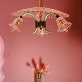 Barovier & Toso mint green and Murano glass pendant C.1950