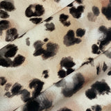 O Principesca ~ 100% cotton velvet leopard print sample